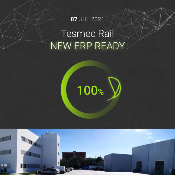 NEW ERP NOW LIVE FOR TESMEC RAIL TOO!